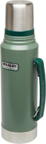 Stanley 1913 Classic Legendary Thermal Flask 1L - Keeps 24 Hours Hot Or Cold - Stainless Steel Insulated Bottle - BPA-Free - Dishwasher Safe - Leakproof Lid Serves As A Cup - Hammertone Green - Image 5