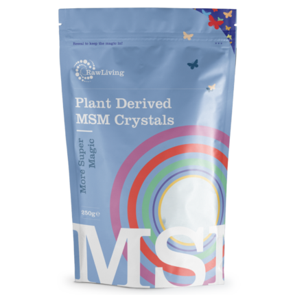 MSM Crystals - Plant Derived - 100% Pure (250g, 1.2kg, 5kg, 18kg)