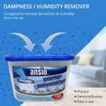 ANSIO Dehumidifier Disposable Pack of 10 Room Moisture Absorber Condensation Remover De Humidifiers for Damp, Mould in Home, Bathroom, Window, House, Kitchen, Wardrobe, Bedroom Interior Moisture Traps - Image 7