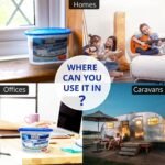 ANSIO Dehumidifier Disposable Pack of 10 Room Moisture Absorber Condensation Remover De Humidifiers for Damp, Mould in Home, Bathroom, Window, House, Kitchen, Wardrobe, Bedroom Interior Moisture Traps - Image 2