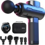 RENPHO Massage Gun with Charging Stand, Percussion Muscle Deep Tissue with Heat and Cold Head, Electric Handheld Massager Gun, Muscle Massager Gun for Men and Women, Active+ Thermacool Deluxe