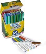 ASDA CRAYOLA - Super Tips Marker Set, Washable Markers, 100 Unique Colors, Art Set for Kids, 100 Count - Image 3