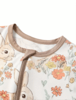 Hop lil Bunny & Floral All-in-one - Image 2