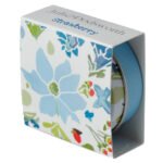 Pretty Blue Floral Lip Balm in Tin | Single | Little Gift | Cracker Filler - Image 4
